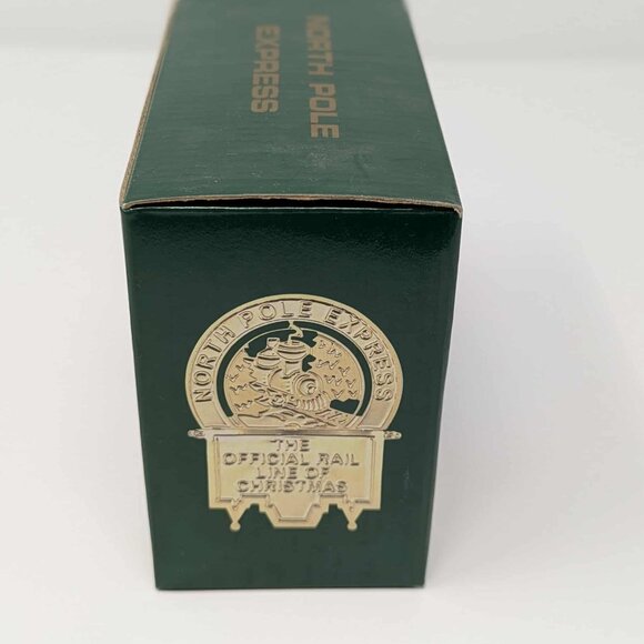 NEW World Bazaar 1995 North Pole Express Bear Train Car Santa's Best Photo Frame - Picture 6 of 7